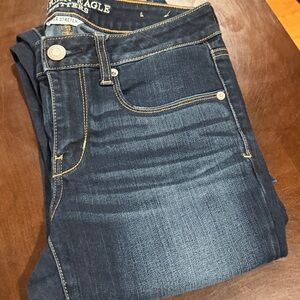 American Eagle Dark Wash Skinny Denim Jeans 6